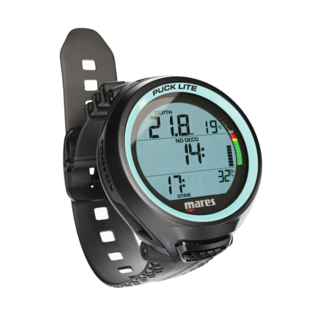 Mares Puck Lite main - AQUA